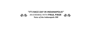 Paul Page, Voice of the Indianapolis 500