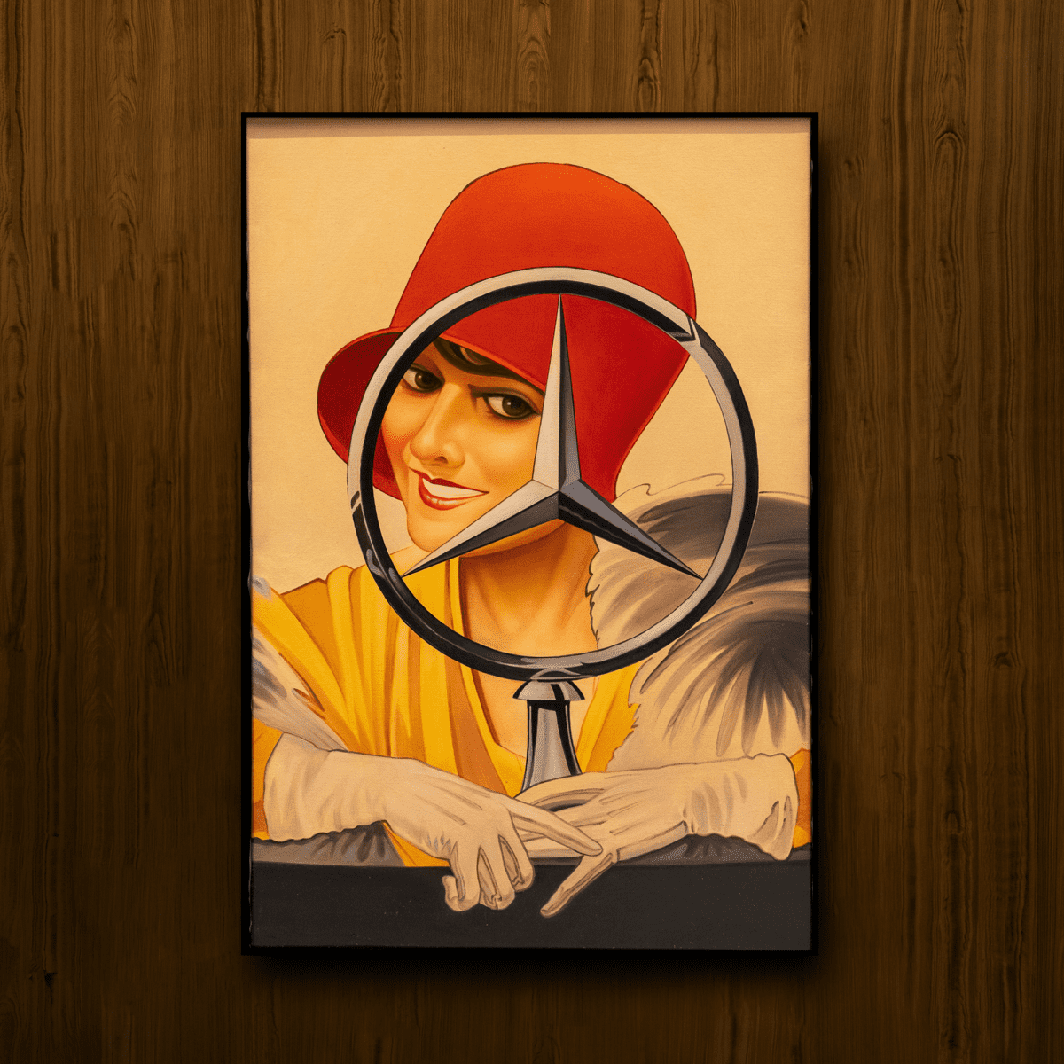Artist Unknown, Mercedes Girl, Oil on Canvas, 23″ x 34″ | Savoy ...