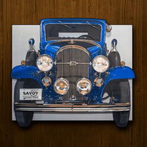 Michael J. Sponholtz (b.1955), 1932 Buick, 2021, Oil on 3/4 MDF Board, 8' x 10'