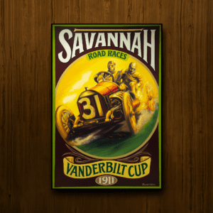 Robert Carter (b. 1938), Savannah Road Races, 2021, Original Oil on Canvas, 48" x 72"