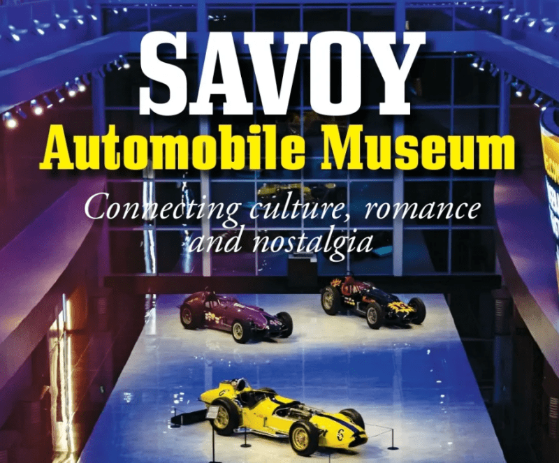 Savoy featured in Connector Magazine Savoy Automobile Museum